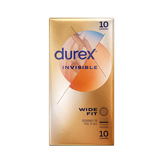 Durex Invisible Wide Fit Condoms - 10 Pack for Enhanced Comfort – view 2