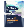 Libra Dry Long Liners 30-Liners – 12x Absorbent, Odor Control, Anti-Bunching