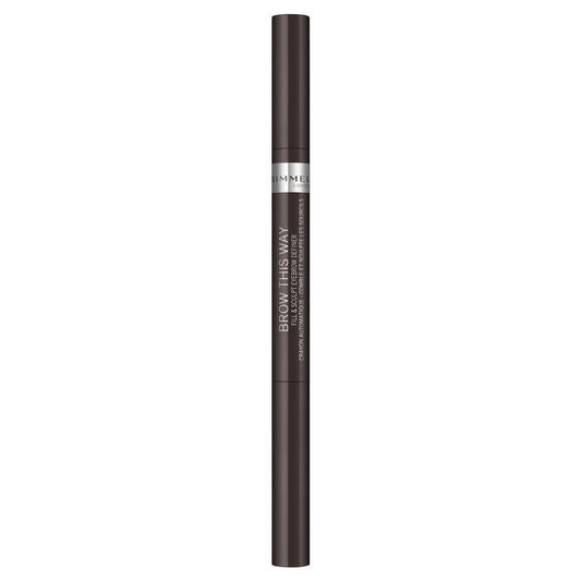 Rimmel Brow This Way 2 in 1 Fix & Sculpt Dark Brown