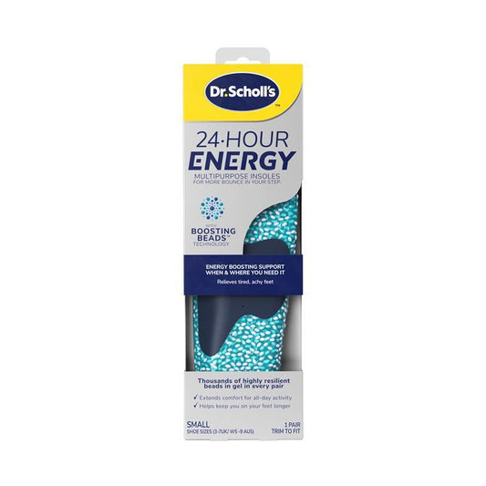 Dr. Scholl's 24-Hour Energy Insoles Small – Memory Foam & Boosting Beads