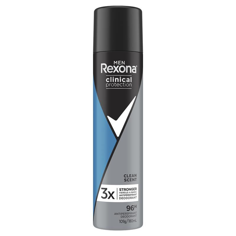Rexona Men Clinical Antiperspirant Clean Scent 180ml