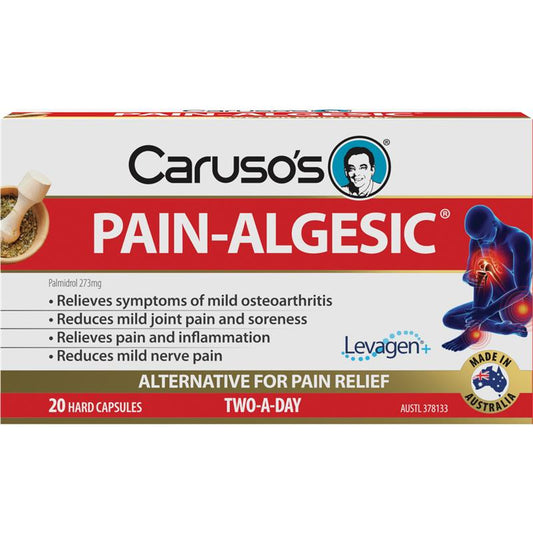 Caruso's Pain-Algesic - 20 Hard Capsules