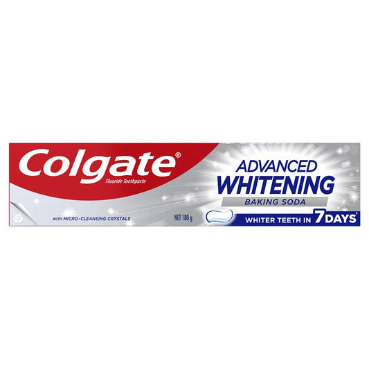 Colgate Advanced Whitening Baking Soda Toothpaste - 180g-Auzzi Store