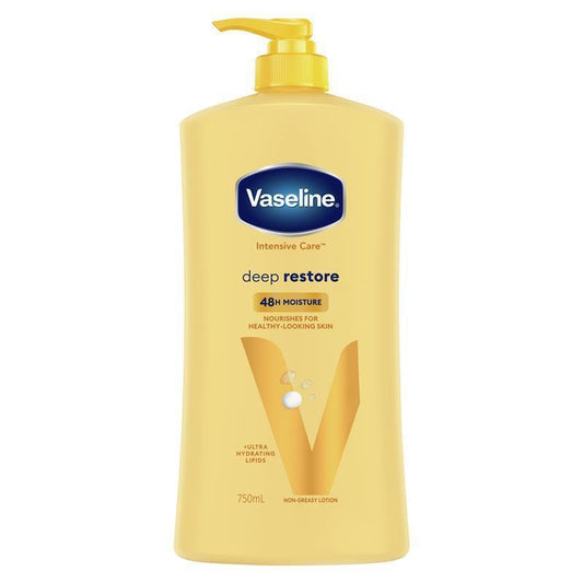 Vaseline Intensive Care Body Lotion Deep Restore 750ml - Deep Moisture for Healthy Skin-Auzzi Store