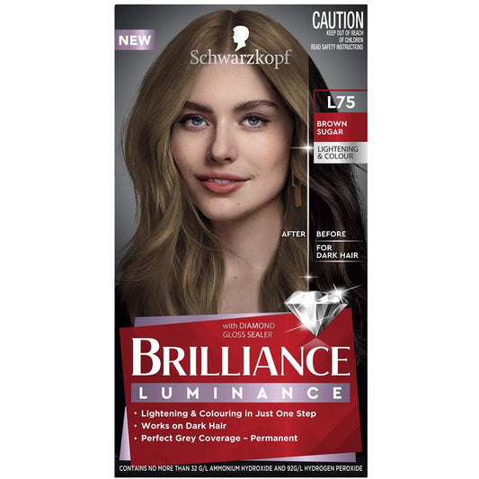 Schwarzkopf Brilliance L75 Brown Sugar - Effortless Colour & Lightening – view 2