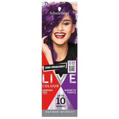 Schwarzkopf LIVE Colour Magnetic Purple - Semi Permanent 75ml