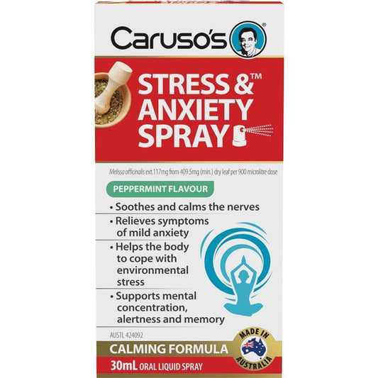 Caruso's Stress and Anxiety Spray - 30ml-Auzzi Store