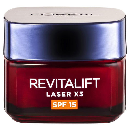 L'Oreal Paris Revitalift Laser X3 Day Cream SPF 15 50ml - Anti-Aging Powerhouse - Auzzi Store