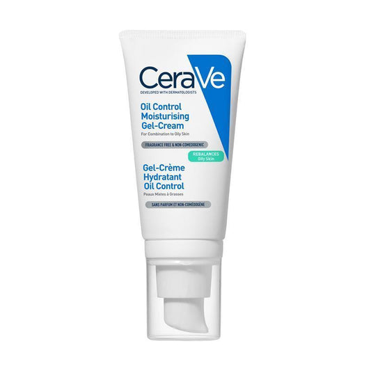 CeraVe Oil Control Moisturising Gel Cream 52ml - Lightweight Hydration for Oily Skin