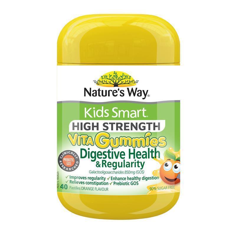 Nature's Way Kids Smart Vita Gummies - High Strength Digestive Health GOS (40 Gummies)