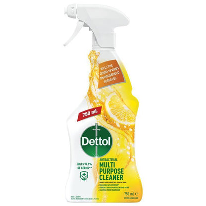 Dettol Multipurpose Cleaner Citrus Lemon Lime Trigger Spray - 750ml