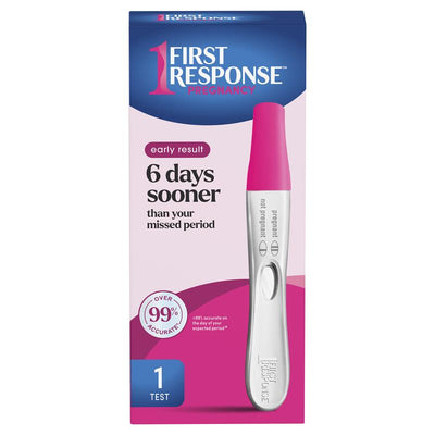 First Response Instream Early Result Pregnancy Test - 1 Test, 6 Days Early, 99% Accurate