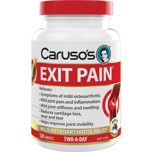 Caruso's Exit Pain - 120 Tablets for Joint Health and Comfort