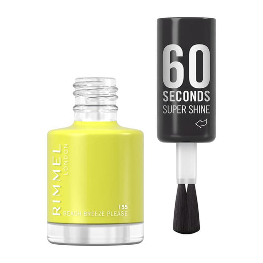 Rimmel 60 Seconds Nail Polish 155 Beach Breeze Please – view 2 - Auzzistore