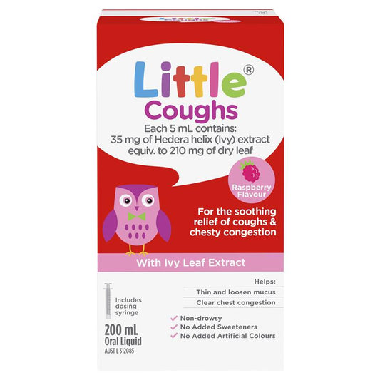 Little Coughs Raspberry - 200ml Soothing Oral Liquid - Auzzi Store