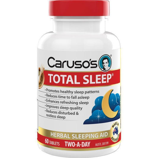 Caruso's Total Sleep - 60 Tablets for Restful Sleep