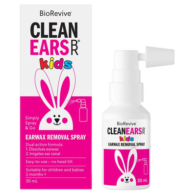 BioRevive Clean Ears Kids Spray - 30ml for Gentle Ear Care