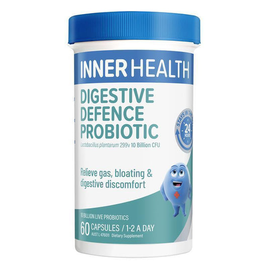 Inner Health Digestive Defence 10 Billion CFU Probiotic - 60 Capsules