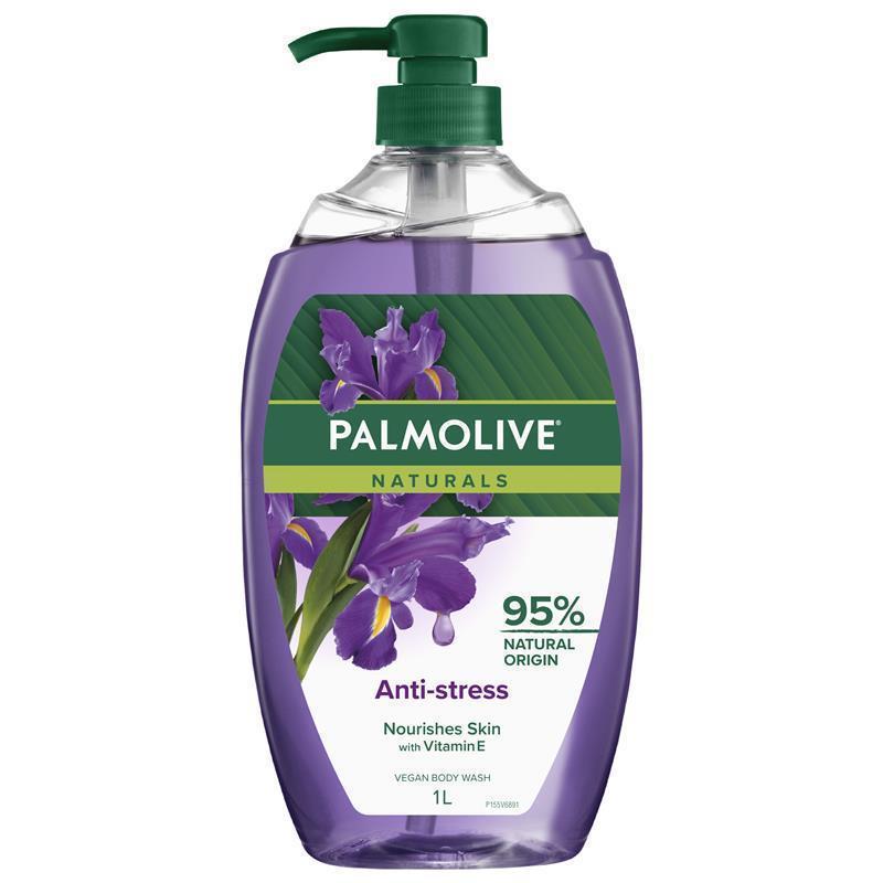 Palmolive Naturals Anti-Stress Body Wash 1L – Vegan, Paraben-Free