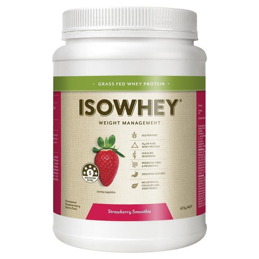 IsoWhey Complete Strawberry Smoothie - 672g-Auzzi Store