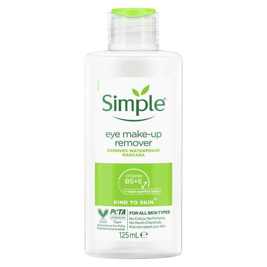 Simple Kind To Eyes Conditioning Eye Make-Up Remover 125ml-Auzzi Store