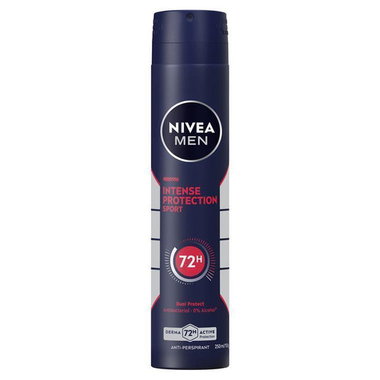 NIVEA MEN Deodorant Aerosol Intense Protection Sport 250ml-Auzzi Store