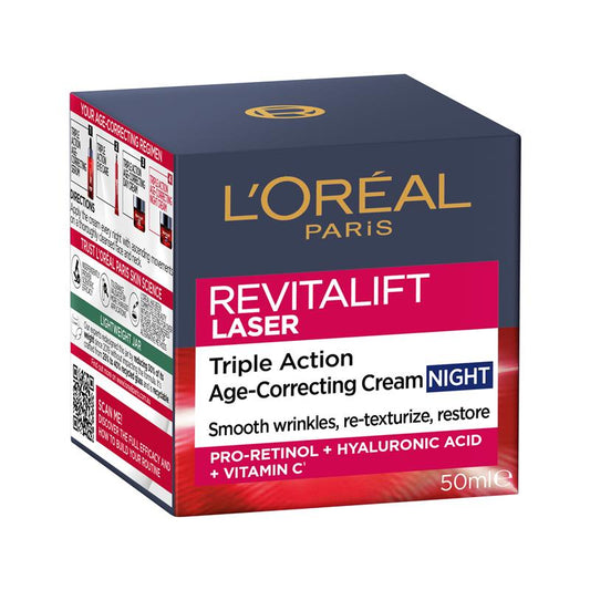 L'Oreal Paris Revitalift Laser X3 Night Cream Mask 50ml - Auzzistore
