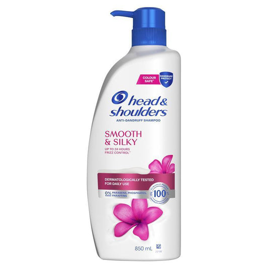 Head & Shoulders Smooth & Silky Anti-Dandruff Shampoo 850ml