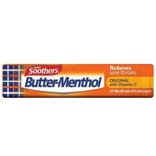 Butter-Menthol Original Throat Lozenges - 10 Lozenges-Auzzi Store