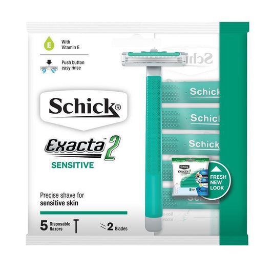 Schick Exacta2 Sensitive 5 Disposable Razors-Auzzi Store