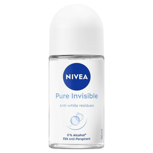 NIVEA Pure Invisible 72H Anti-Residue Roll-On Deodorant 50ml