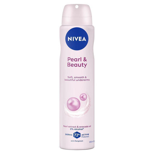 NIVEA Pearl & Beauty 72H Anti-Perspirant Deodorant Aerosol 250ml
