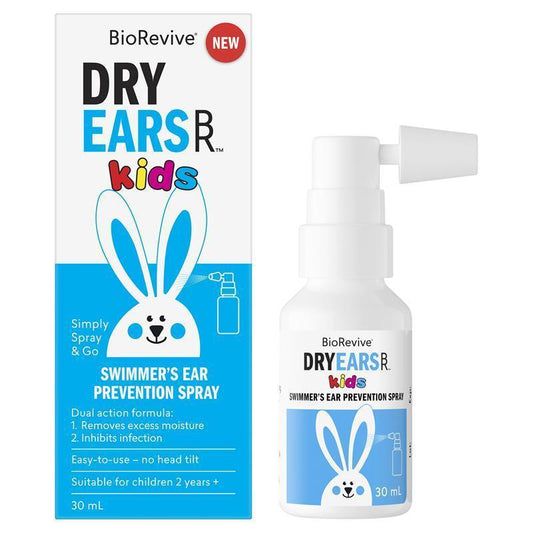 BioRevive Dry Ears Kids Spray 30ml - Gentle Ear Care Solution