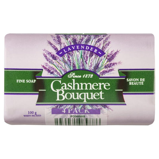 Cashmere Bouquet Lavender Bar Soap, 4 Pack 100g – Gentle Cleansing – view 2