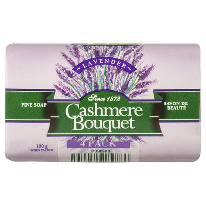 Cashmere Bouquet Lavender Bar Soap, 4 Pack 100g – Gentle Cleansing
