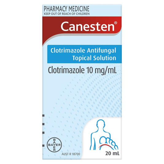 Canesten Antifungal Topical Solution 20mL - Effective Treatment for Fungal Skin Conditions-Auzzi Store