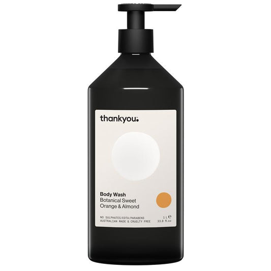 Thankyou Body Wash with Sweet Orange & Almond - 1L - Auzzistore