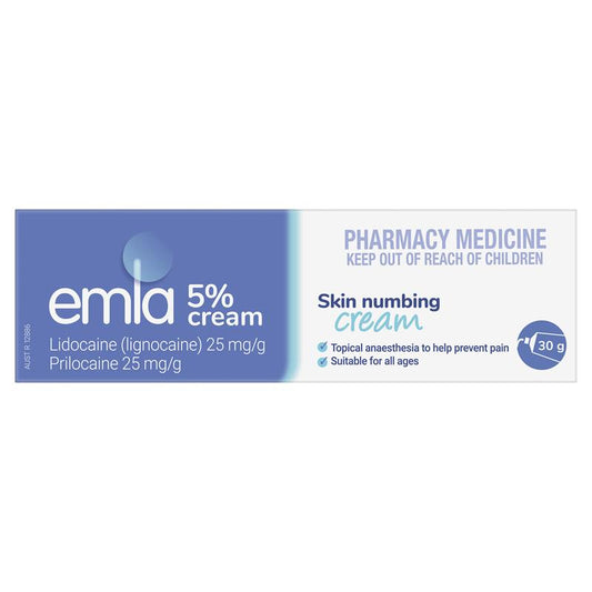 Emla Numbing Cream 5% - 30g Tube for Pain Relief-Auzzi Store