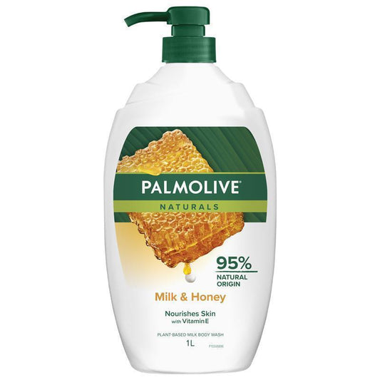 Palmolive Naturals Milk & Honey Body Wash 1L – Moisturizing Natural Formula