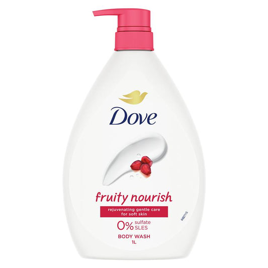 Dove Fruity Nourish Body Wash 1L – Moisturizing, Sulfate-Free - Auzzistore