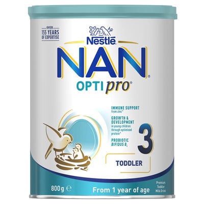 Nestle NAN OPTIPRO 3 Premium Toddler Milk Drink Powder (800g) - For Toddlers 1 Year and Up