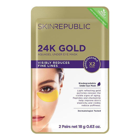 Skin Republic 24k Gold Under Eye Patches - 18g - Auzzi Store