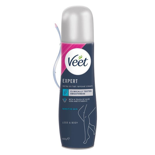 Veet Expert Spray On Cream Sensitive - 150ml-Auzzi Store