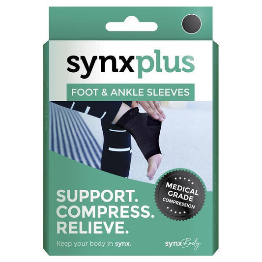 Synxplus Medium Foot & Ankle Compression Sleeve - Auzzi Store