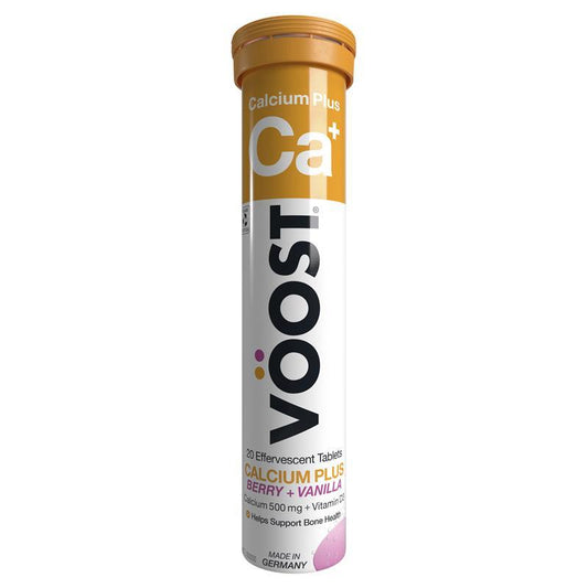 VÖOST Calcium + D3 Effervescent Tablets, 20 tablets, Bone Health Support - Auzzistore