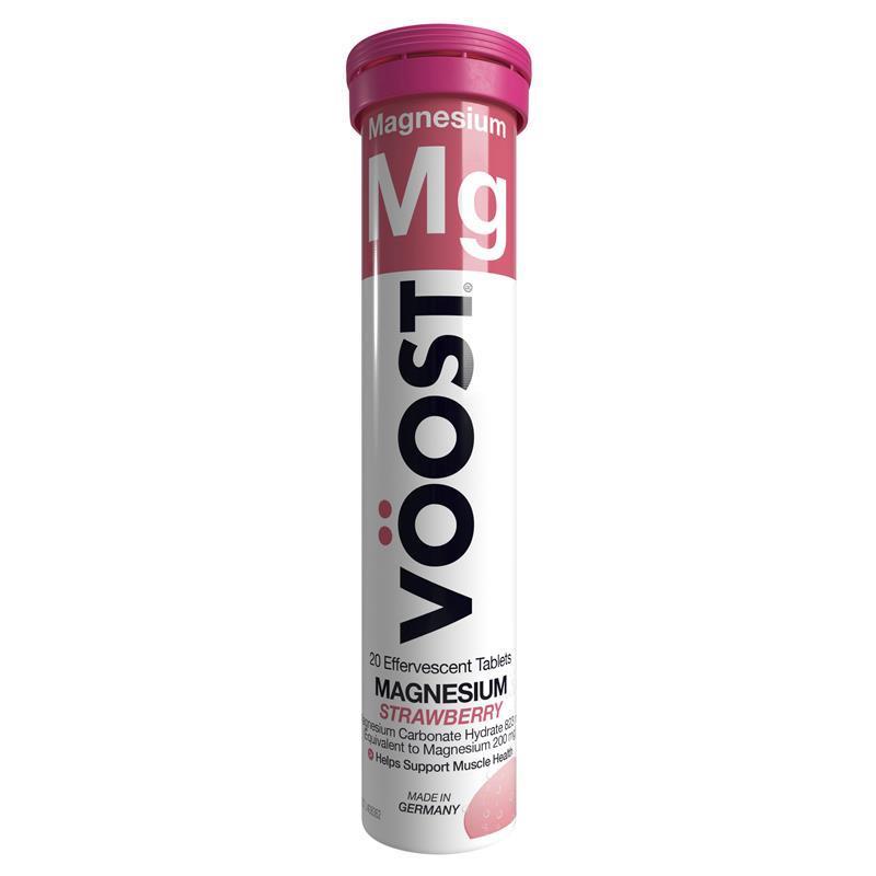 Voost Strawberry Magnesium Effervescent Tablets, 20 Count