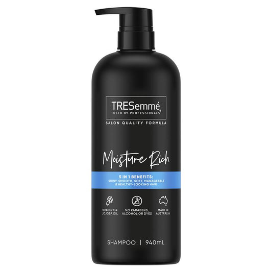 Tresemme Moisture Rich Shampoo 940ml - Deep Hydration for Dry Hair