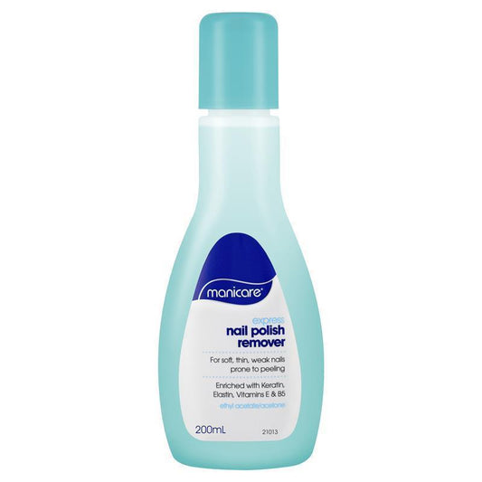 Manicare Nail Polish Remover Express 200ml - Fast & Strengthening Formula-Auzzi Store