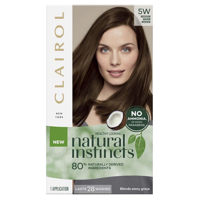 Natural Instincts 5W Medium Warm Brown Semi-Permanent Hair Colour - 60ml
