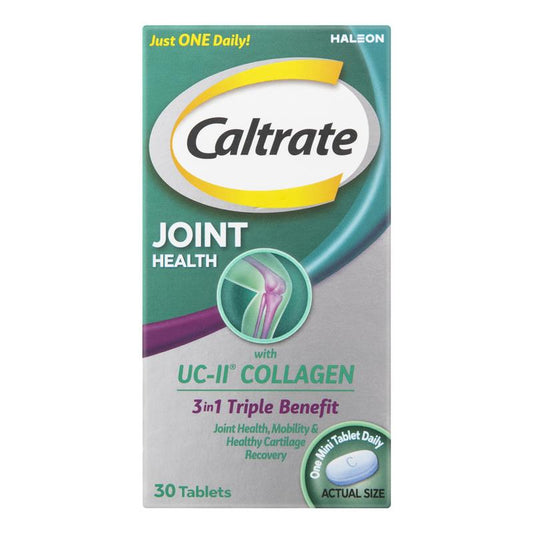 Caltrate Joint Health 30 Tablets - Triple Action Support
